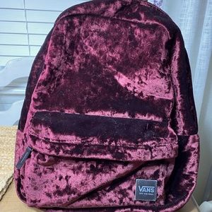 Vans velvet backpack